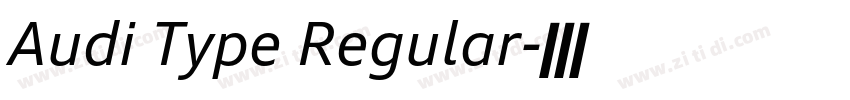 Audi Type Regular字体转换 Audi Type Regular字体转换